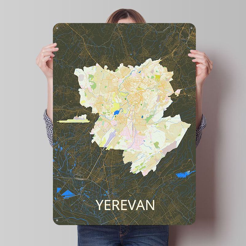 Jervan Stadtplan Blechposter – – Custom Map Poster Bewertung und Preis
