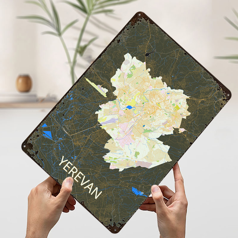 Jervan Stadtplan Blechposter – – Custom Map Poster Bewertung und Preis