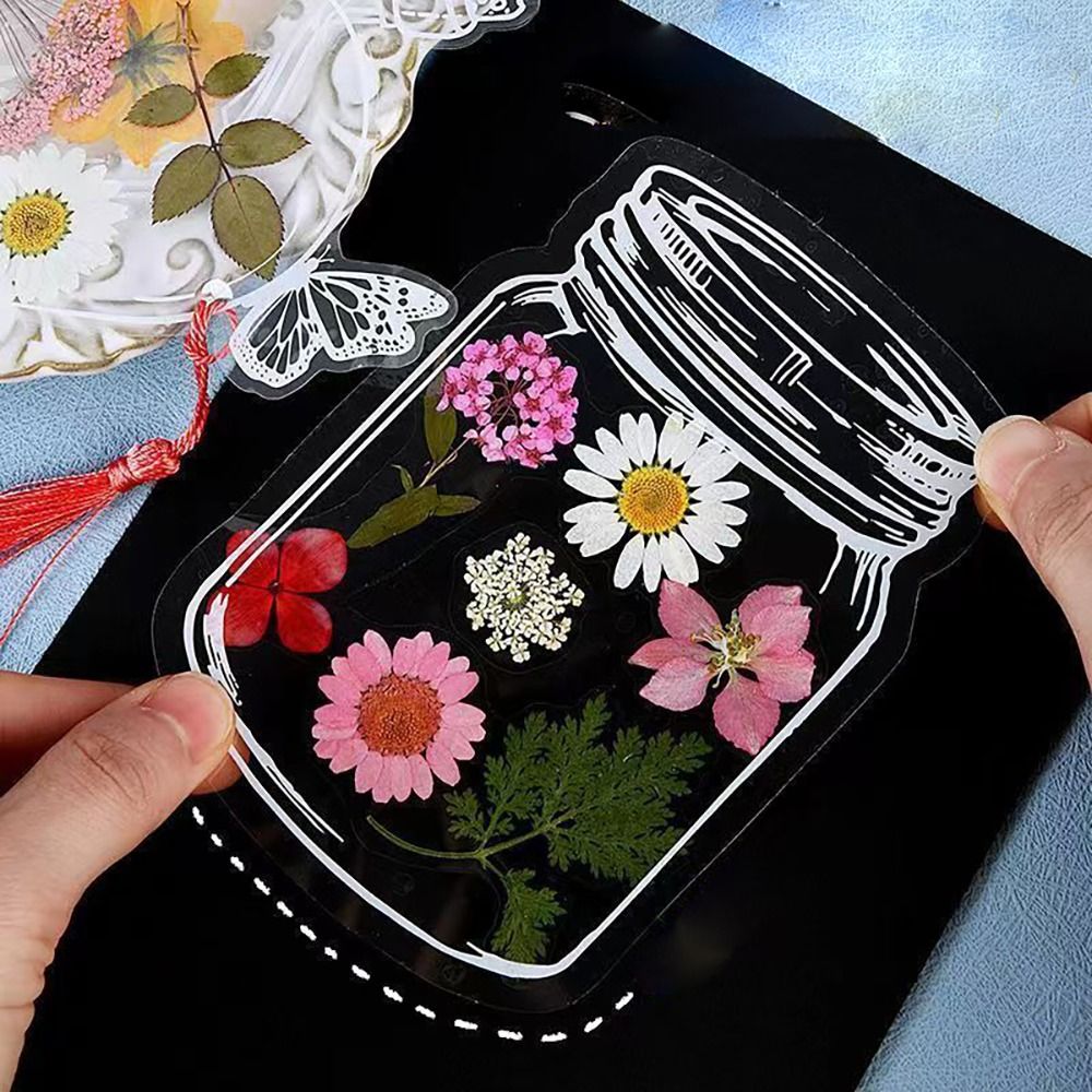 Glaswaren Form Lesezeichen Auf – Dried Flower Bookmark Bewertung und Preis