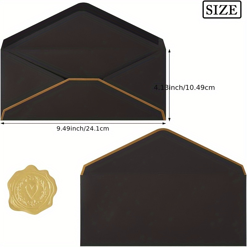 10 Stück hochwertige schwarze  – Wax Seal Letter Kit Bewertung und Preis