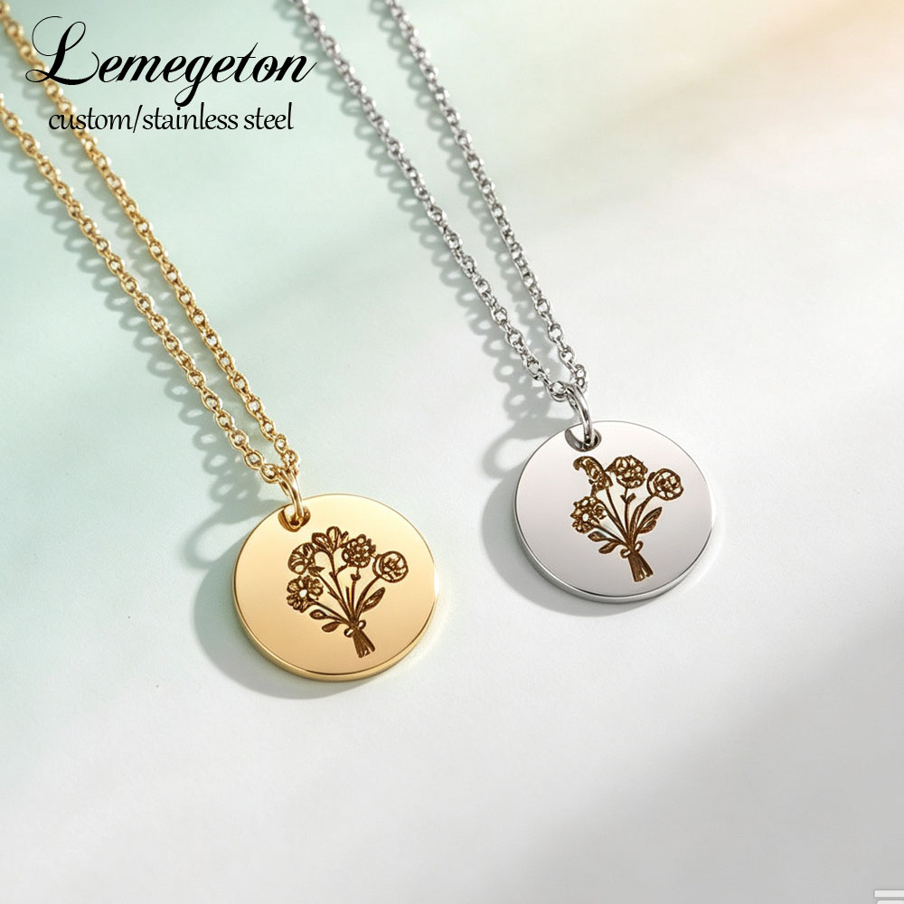Personalisierte Geburtsmonats- – Birth Flower Necklace Bewertung und Preis