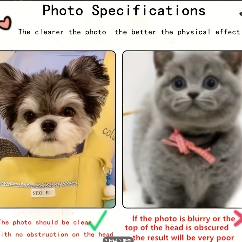 Maßgefertigter Unregelmäßiger  – Pet Portrait Custom Bewertung und Preis