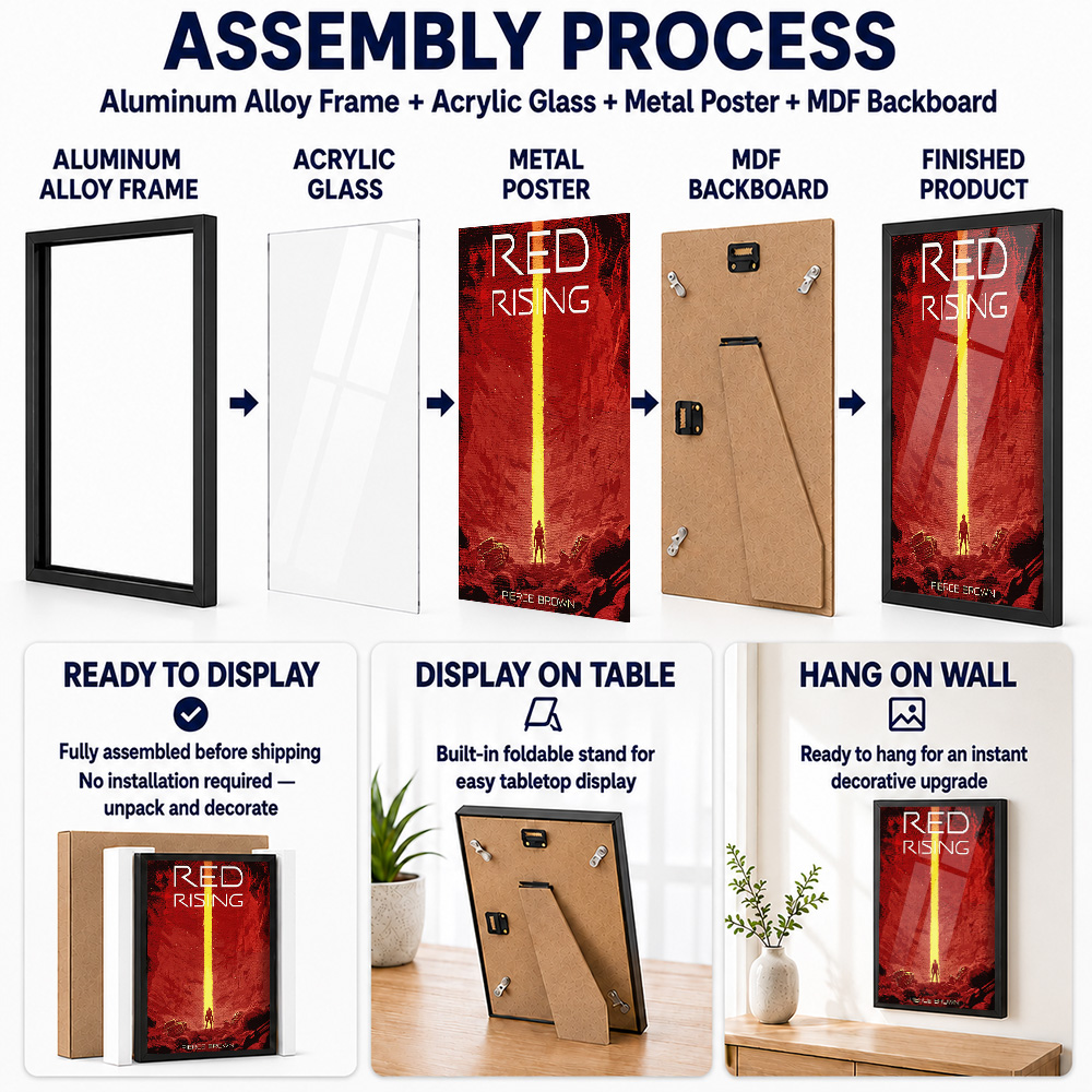 Rotes Buchcover-Poster mit Alu – Custom Photo Book Bewertung und Preis
