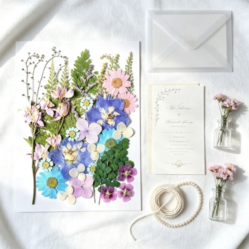 Gemischtes Set mit Gepressten  – Dried Flower Bookmark Bewertung und Preis