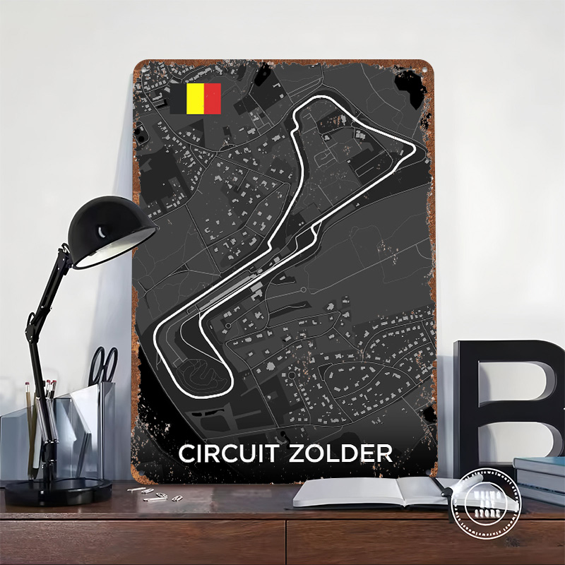 Circuit Zolder Track Map Metal – Custom Map Poster Bewertung und Preis
