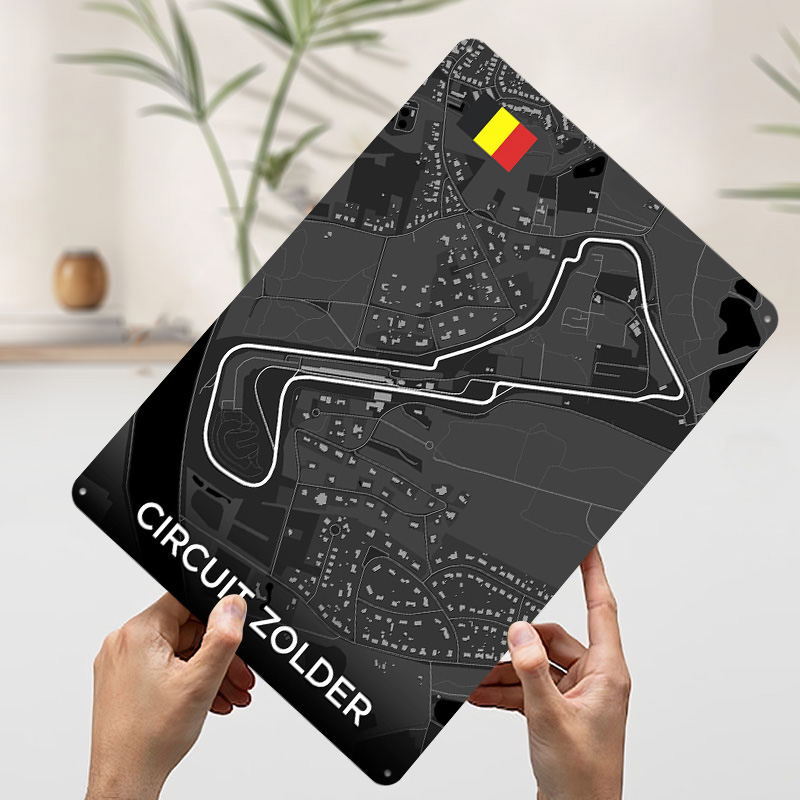 Circuit Zolder Track Map Metal – Custom Map Poster Bewertung und Preis