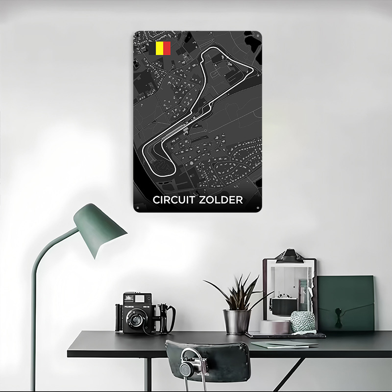 Circuit Zolder Track Map Metal – Custom Map Poster Bewertung und Preis